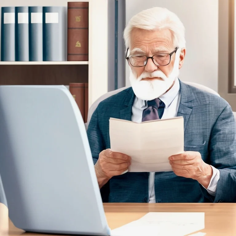 Senior couple discussing legal advice at AgeRSupport office